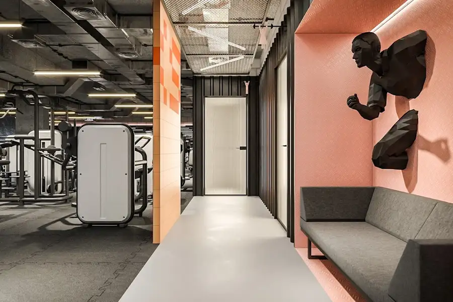 Great design of the gym